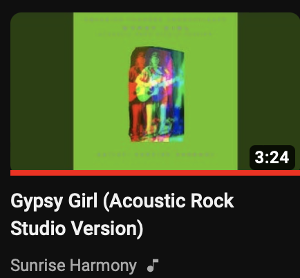 Gypsy Girl (Acoustic Rock Studio Version)